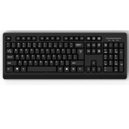 icecat_MediaRange MROS109 keyboard USB QWERTZ German Black