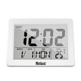 icecat_Mebus 25738 despertador Reloj despertador analógico Blanco