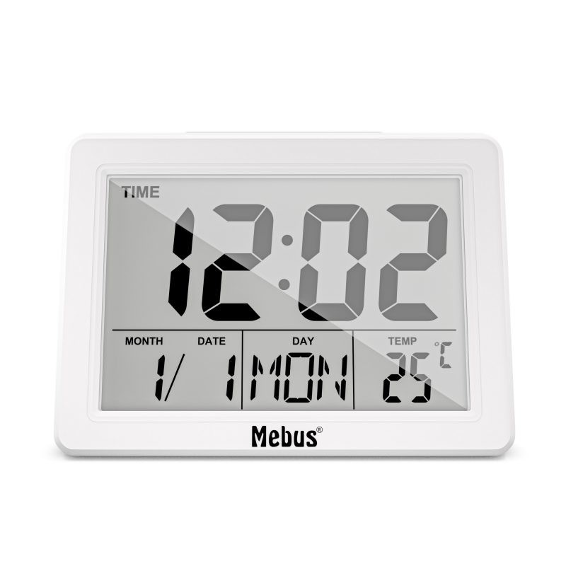 icecat_Mebus 25738 despertador Reloj despertador analógico Blanco