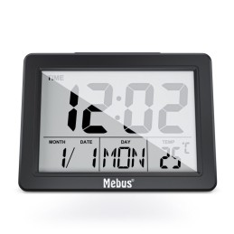 icecat_Mebus 25739 alarm clock Quartz alarm clock Black