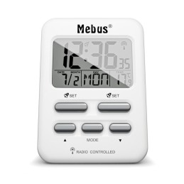 icecat_Mebus 25800 despertador Reloj despertador digital Blanco