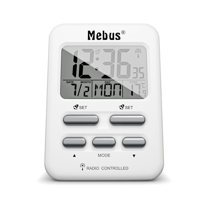 icecat_Mebus 25800 alarm clock Digital alarm clock White