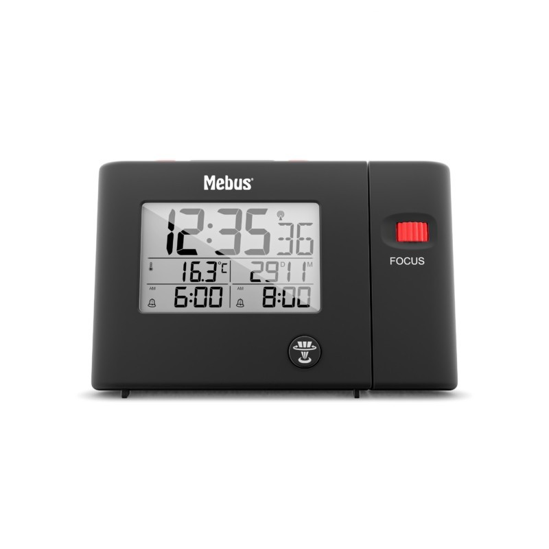 icecat_Mebus 25795 alarm clock Digital alarm clock Black