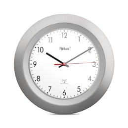 icecat_Mebus 19448 wall table clock Digital clock Round Silver, White
