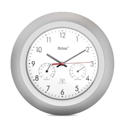 icecat_Mebus 19450 wall table clock Digital clock Round Silver, White