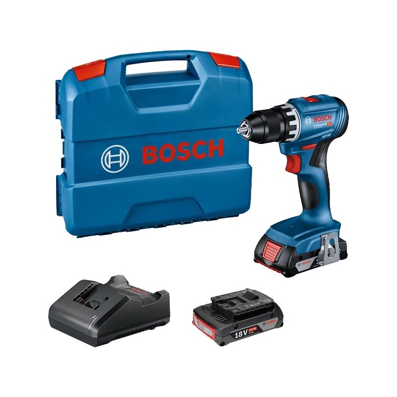 icecat_Bosch GSR 18V-45 1900 RPM 900 g Negro, Azul, Rojo