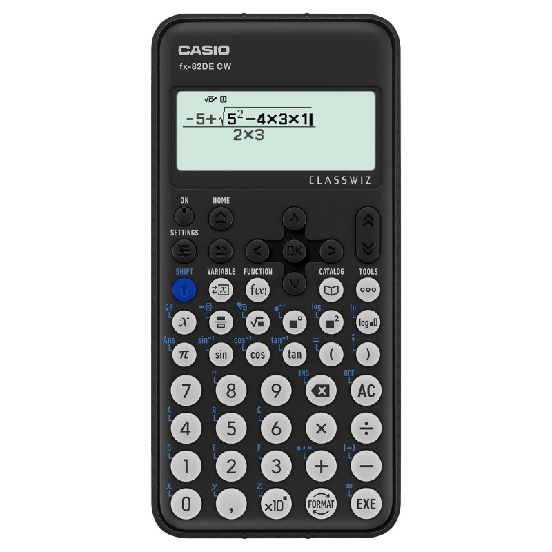 icecat_Casio FX-82DE CW calculadora Bolsillo Calculadora científica Negro