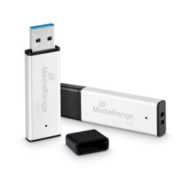 icecat_MediaRange MR1902 unità flash USB 128 GB USB tipo A 3.0 Nero, Argento