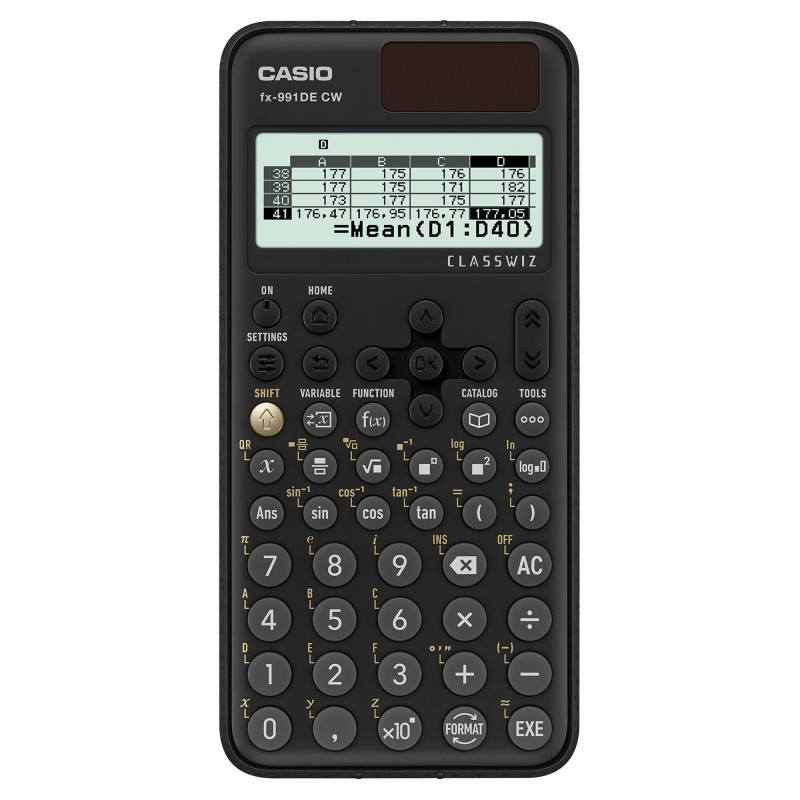 icecat_Casio fx-991DE CW calculadora Bolsillo Calculadora científica Negro