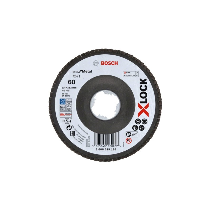 icecat_Bosch 2 608 619 198 angle grinder accessory Flap disc