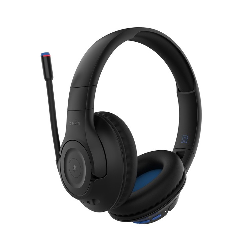 icecat_Belkin SOUNDFORM INSPIRE Casque Avec fil &sans fil Arceau Appels Musique USB Type-C Bluetooth Noir