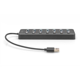 icecat_Digitus Hub USB 3.0, 7 ports, commutable, boîtier aluminium