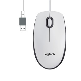 icecat_Logitech M100 myš Pro praváky i leváky USB Typ-A Optický 1000 DPI
