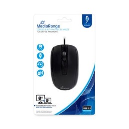 icecat_MediaRange MROS211 ratón Ambidextro USB tipo A Óptico 1000 DPI