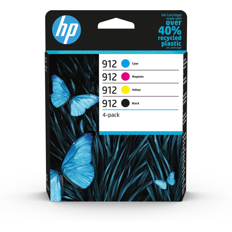 icecat_HP 912 Pack de 4 cartouches d'encre Noir Cyan Magenta Jaune authentiques