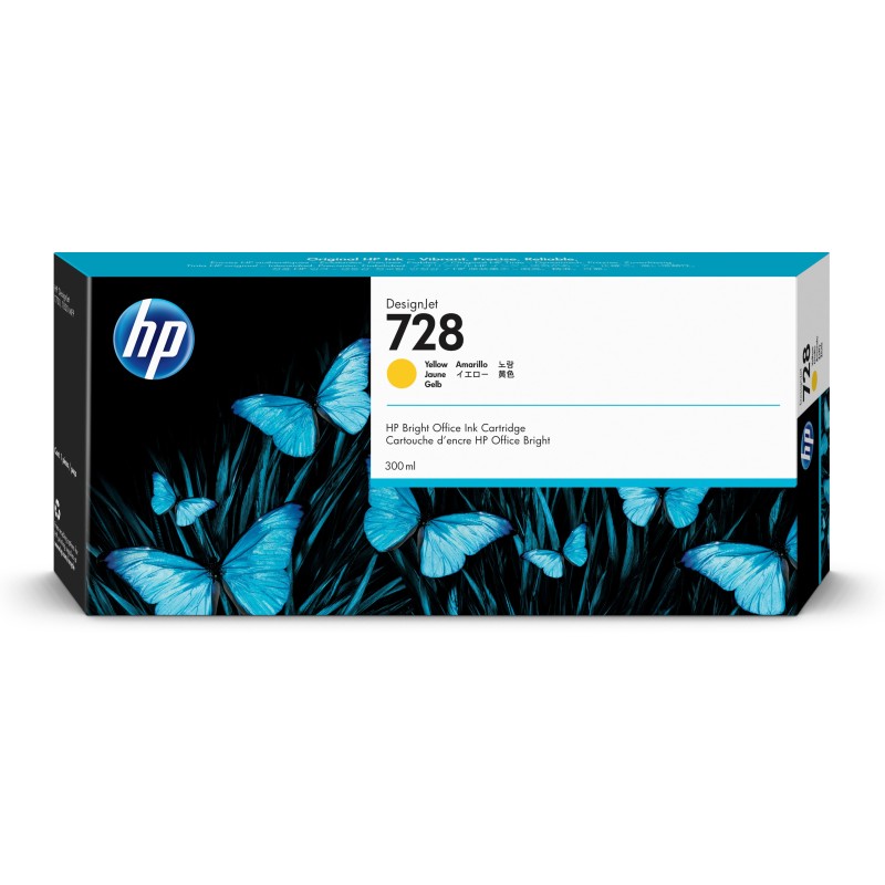 icecat_HP 728 300-ml Yellow DesignJet Ink Cartridge