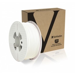 icecat_Verbatim 55315 material de impresión 3d Ácido poliláctico (PLA) Blanco 1 kg