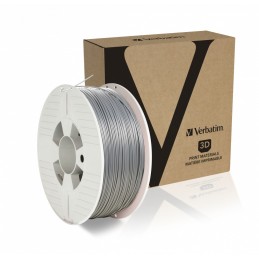 icecat_Verbatim 55319 materiál pro 3D tisk Kyselina polymléčná (PLA) Stříbrná 1 kg