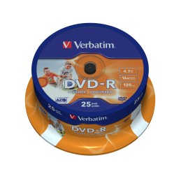 icecat_Verbatim 43538 prázdné DVD 4,7 GB DVD-R 25 kusů
