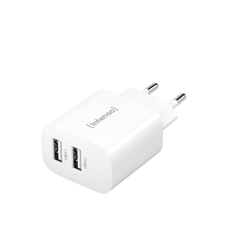 icecat_Intenso POWER ADAPTER 2XUSB-A 7802412 Universal Blanco Corriente alterna Interior