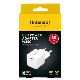 icecat_Intenso POWER ADAPTER USB-C GAN 7803022 Universal White AC Fast charging Indoor