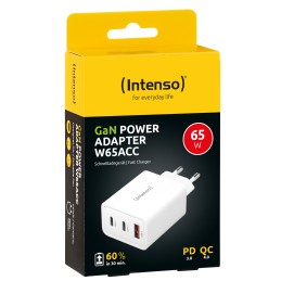 icecat_Intenso POWER ADAPTER 1XUSB-A 2XUSB-C 7806512 Universal White AC Fast charging Indoor