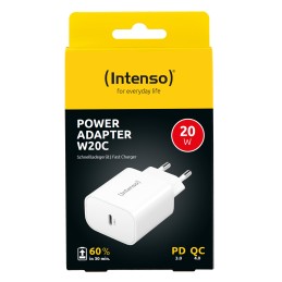 icecat_Intenso POWER ADAPTER USB-C 7802012 Universal Weiß AC Schnellladung Drinnen