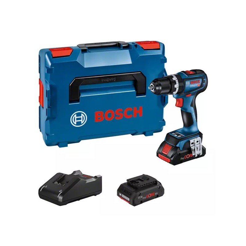 icecat_Bosch GSB 18V-90 C 2100 RPM 1,2 kg Negro, Azul, Rojo