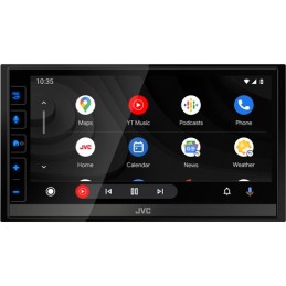 icecat_JVC KW-M785DBW automobilový mediální přijímač Černá Wi-Fi 200 W Bluetooth