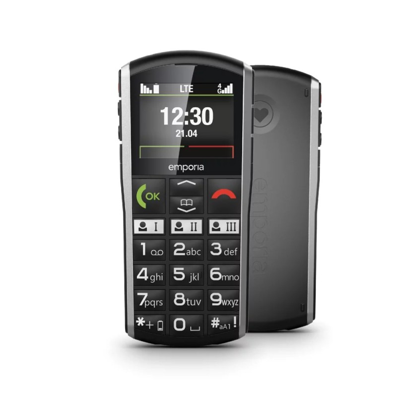 icecat_Emporia Simplicity LTE 5,08 cm (2") 90 g Černá Telefon pro seniory