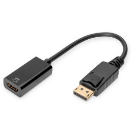 icecat_Digitus AK-340415-002-S adaptér k video kabelům 0,2 m DisplayPort HDMI Typ A (standardní) Černá
