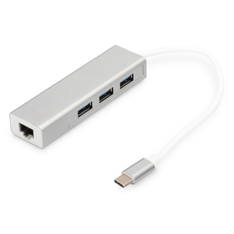 icecat_Digitus USB Type-C™ 3-Port Hub + Gigabit Ethernet