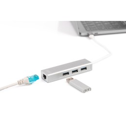icecat_Digitus Hub USB Type-C™ 3.0 con Gigabit Ethernet