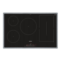 icecat_Siemens iQ500 ED845FWB5E hobs Negro, Acero inoxidable Integrado Con placa de inducción 5 zona(s)