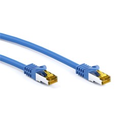 icecat_Goobay RJ45 Patch Cord CAT 6A S FTP (PiMF), 500 MHz, with CAT 7 Raw Cable, blue, 2m