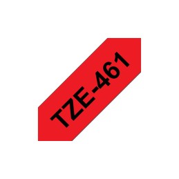 icecat_Brother TZe-461 páska pro tvorbu štítků Černá na červené