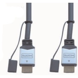 icecat_e+p HDMI 401 1 câble HDMI 1 m HDMI Type A (Standard) Noir