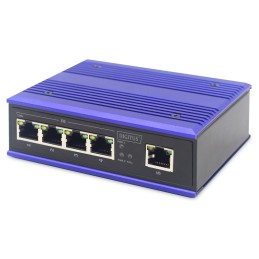 icecat_ASSMANN Electronic DN-650105 commutateur réseau Fast Ethernet (10 100) Noir, Bleu