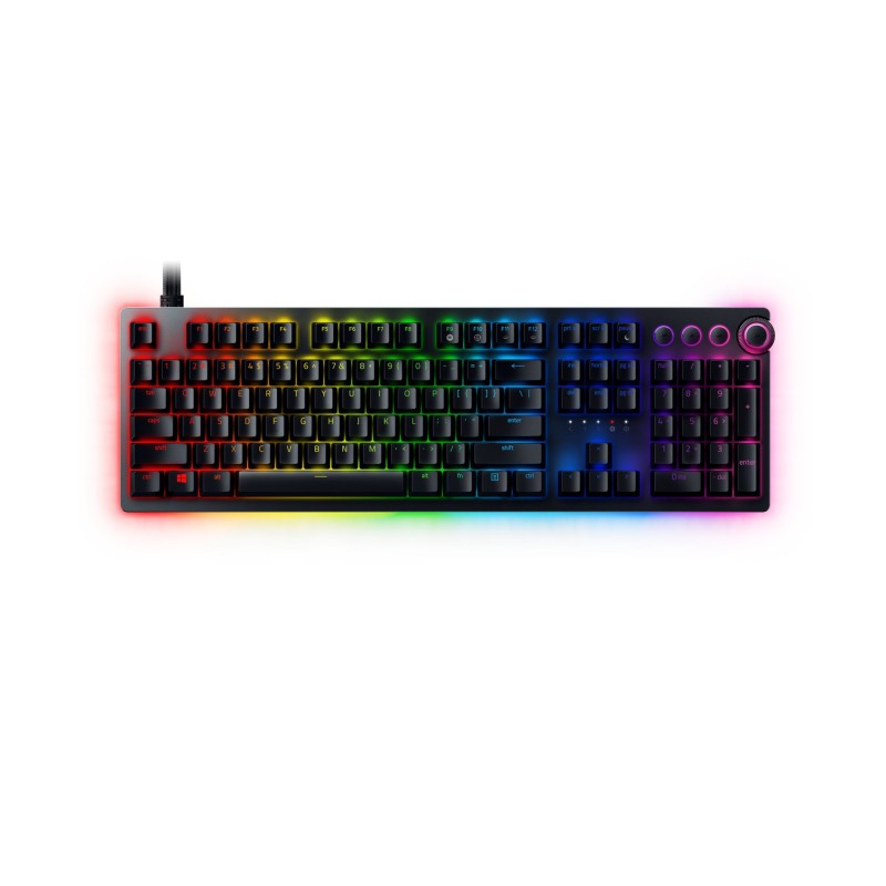 icecat_Razer Huntsman V2 Analog klávesnice USB QWERTY Americká angličtina Černá