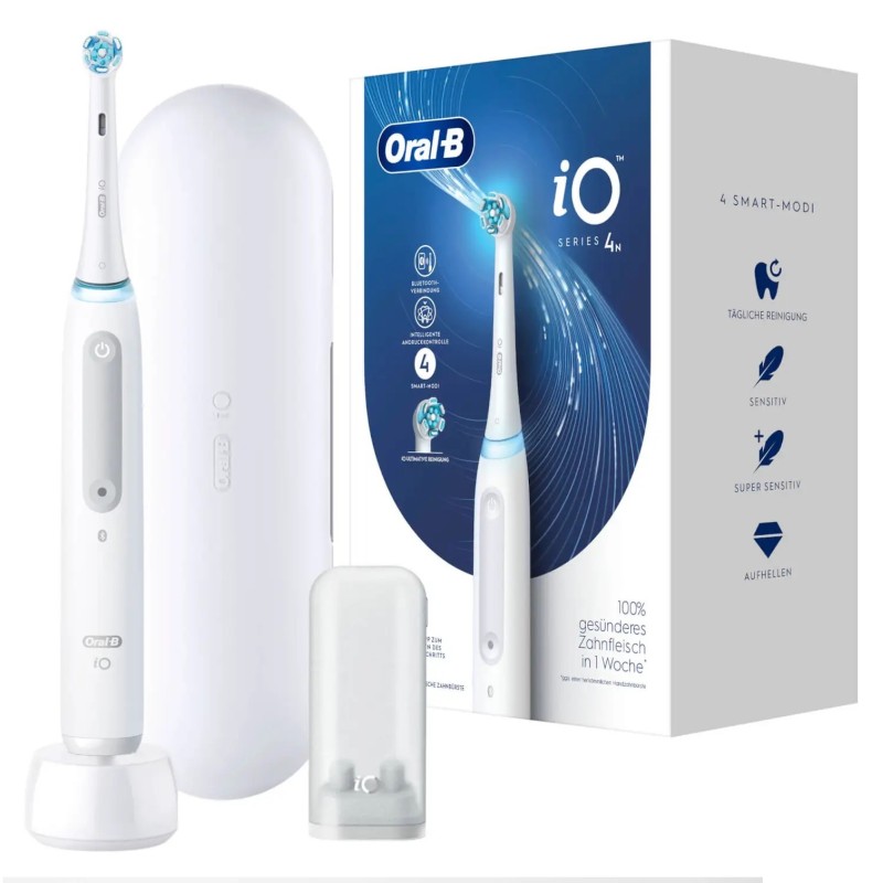 icecat_Oral-B iO Series 4 Quite Adulte Brosse à dents rotative Blanc