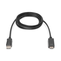 icecat_Digitus AK-340303-010-S adaptér k video kabelům 1 m HDMI Typ A (standardní) DisplayPort Černá