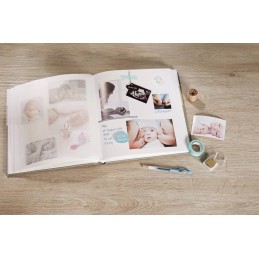 icecat_Walther Design Baby Magical álbum de foto y protector Marrón, Blanco 50 hojas