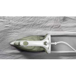 icecat_Tefal Easygliss Eco FV5781 Dry & Steam iron Durilium AirGlide soleplate 2800 W White, Green