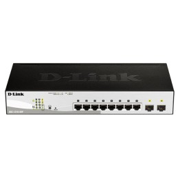 icecat_D-Link DGS-1210-08P Managed L2 Gigabit Ethernet (10 100 1000) Power over Ethernet (PoE) Schwarz