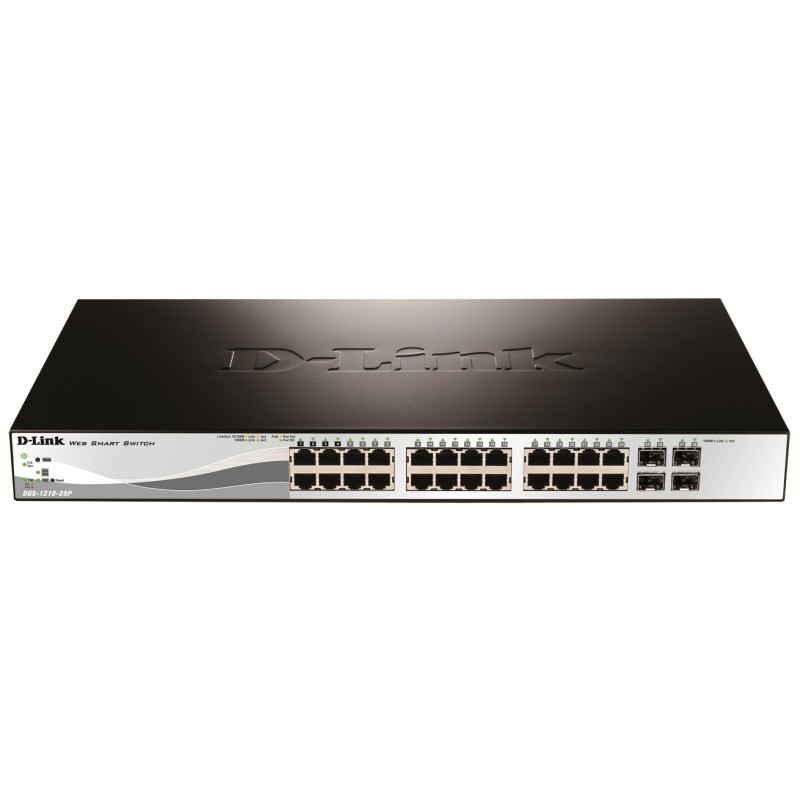 icecat_D-Link DGS-1210-28P Managed L2 Gigabit Ethernet (10 100 1000) Power over Ethernet (PoE) 1U