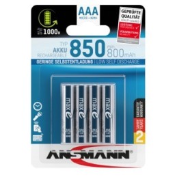 icecat_Ansmann 1311-0007 batteria per uso domestico Batteria ricaricabile Mini Stilo AAA Nichel-Metallo Idruro (NiMH)