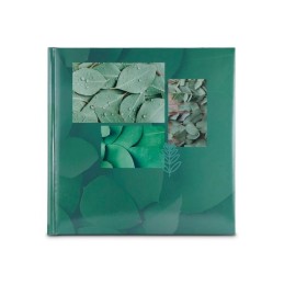 icecat_Hama Singo II álbum de foto y protector Verde 100 hojas Encuadernación en tapa dura