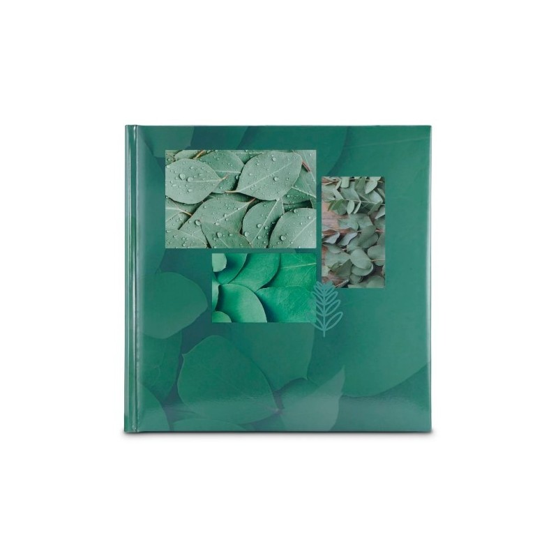 icecat_Hama Singo II álbum de foto y protector Verde 100 hojas Encuadernación en tapa dura
