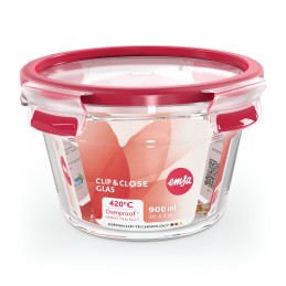 icecat_EMSA CLIP & CLOSE N10404 Round Box 0.9 L Transparent 1 pc(s)