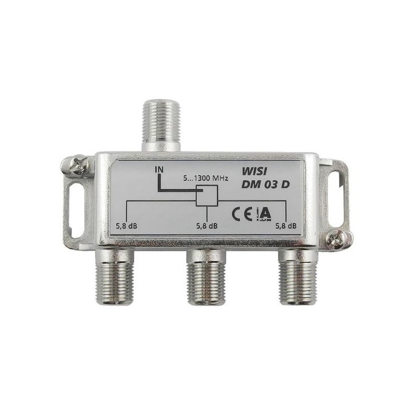 icecat_Wisi 75107 cable divisor y combinador Divisor de señal para cable coaxial Plata